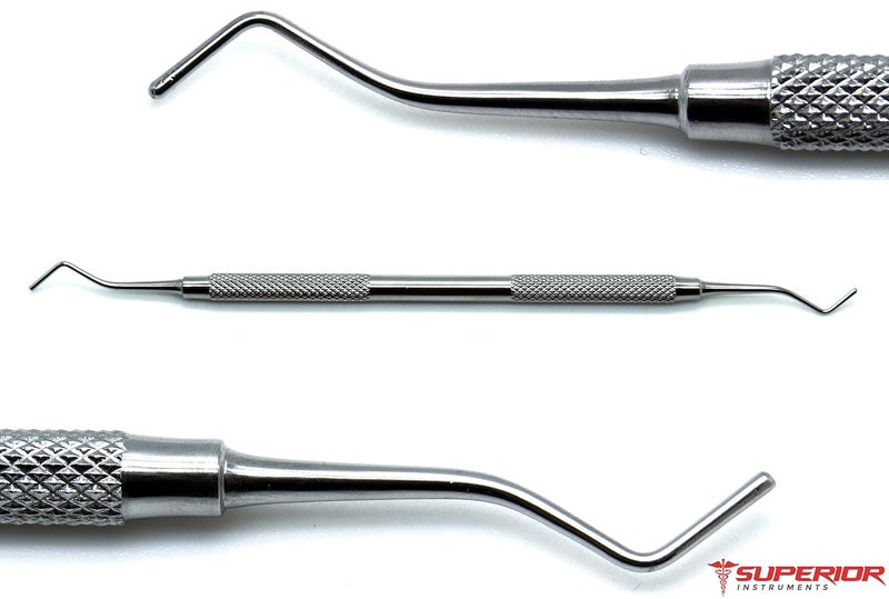 SUPERIOR INSTRUMENTS Dental Plastic Filling 718-2, 719-3 Double Ended 1.4mm/1.6mm, 1.8mm/2mm Composite Amalgam Restorativ​e Instrument​s - Image 3